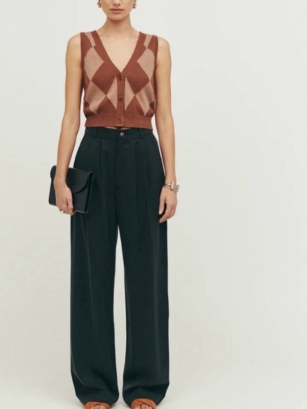 Reformation Mason High Waist Wide Leg Pants